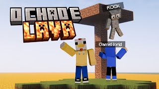 MINECRAFT MAS O CHÃO É LAVA🔥​ [upl. by Alinoel]