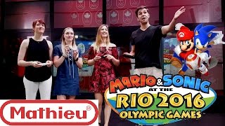 The DufourLapointe sisters play Mario amp Sonic at the Rio 2016 Olympic Games  Mathieu Plays [upl. by Iclehc634]