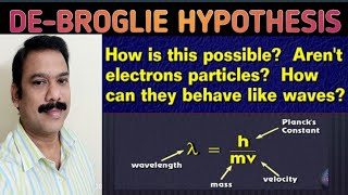 DEBROGLIE HYPOTHESIS  ATOMIC STRUCTURE 11 FOR MAINS AND NEET  English and TELUGU [upl. by Yenettirb109]