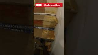 How to fit carpet on stairs carpet [upl. by Raymonds]