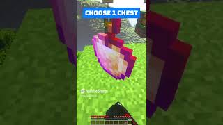 Choose 1 Chest Part 54 minecraft shorts [upl. by Akeret]