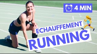 Echauffement Running 4 MIN [upl. by Ellekim]