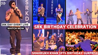 SRK 59th Birthday Celebration  SRK Day Event amp Fan Meet and Greet Vlog  Shahrukh khan Birthday [upl. by Gustavus337]