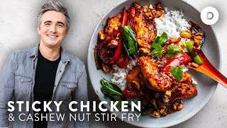 EASY Sticky Chicken Stir Fry [upl. by Navy]