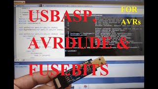 AVR  USBASP  AVRDUDE  Fuse Bits  HEX File Burn  Flash into Microcontroller [upl. by Asserak]