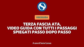 VIDEO TUTORIAL  Terza fascia ATA tutti i passaggi spiegati passo dopo passo [upl. by Eadahc141]