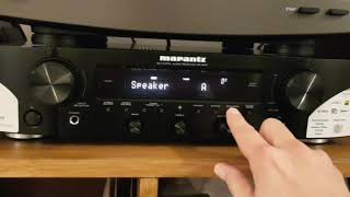 Unboxing and demo of Marantz NR1200 [upl. by Nayrb]