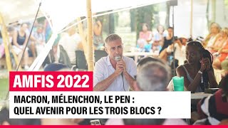 Macron Mélenchon Le Pen  quel avenir pour les trois blocs   AMFIS2022 [upl. by Rebmik]