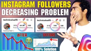 Instagram Followers Decreasing Problem  Instagram Followers Down Problem  Instagram Followers [upl. by Led553]