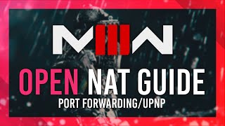 MW3 Port Forwarding  OPEN NAT  Full Guide [upl. by Krysta724]