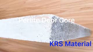 Perlite fire door core board with barbed wire [upl. by Suhcnip]