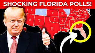 2024 Election Map Based on Latest Polls in Florida Trump vs Harris [upl. by Uella]