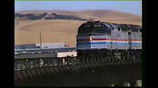 Southern Pacific Benicia California 1991 NO SOUND [upl. by Ylrebme]