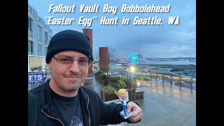 Fallout Fan hides Fallout Vault Boy Bobbleheads in Seattle WA for IRL Easter Egg Hunt [upl. by Hartill]