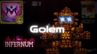 Golem Melee  Infernum Mode Expert Terraria Calamity 203 [upl. by Verlie]