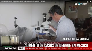 Alerta Más de 75 mil casos de dengue confirmados en México [upl. by Ramilahs982]