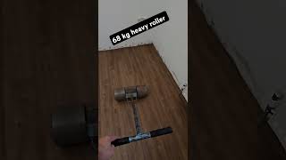 68 kg heavy roller for flooring  karndean Knight tile straight plank installation [upl. by Wilsey305]