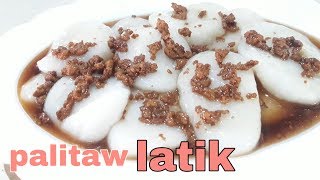 How to cook palitaw latik [upl. by Aynotel]