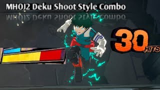 Shoot Style Deku Combo MHOJ2 [upl. by Eelinnej]