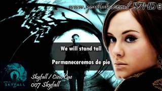 Adele  Skyfall HD Lyric Video Subtitulado Español English Lyrics [upl. by Anwahsat314]