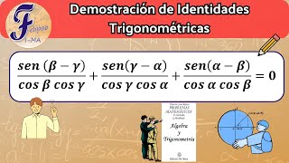 Aprende Como DEMOSTRAR IDENTIDADES TRIGONOMÉTRICAS de forma Rápida [upl. by Gerianne]