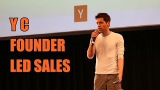 FounderLed Sales for Y Combinator Demo Day [upl. by Nired368]