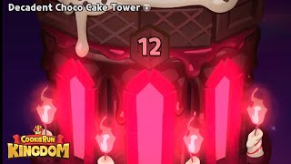 Decadent Choco Cake Tower Tray 12 Guide  Cookie Run Kingdom [upl. by Schertz]