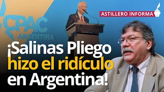 Intervención de Salinas Pliego en la CPAC fue intrascendente ridícula e hipócrita F Buen Abad [upl. by Vinny]