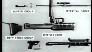 How to Shoot a MACHINE GUN 762 mm M60 Training  Firearms Rifle Vintage US Military Video [upl. by Nodnarb]