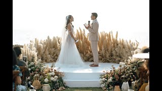 Phuket Wedding Planner  WEDDING BOUTIQUE PHUKET  Boho Tropical Burnt Wedding in Thailand  SampT [upl. by Rozamond]