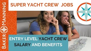 Yacht Stewardess amp Deckhand Salary Get Paid To Travel [upl. by Kingdon]