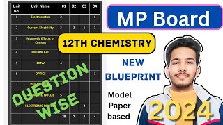 MP BOARD 12th Chemistry blueprint 2024 [upl. by Hillery]