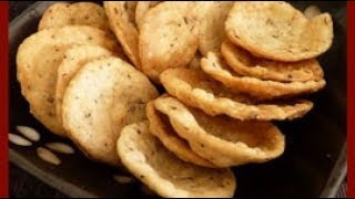 Farsi Puri Recipe in hindi Crispy Puri Snacks Recipe [upl. by Nahguav]