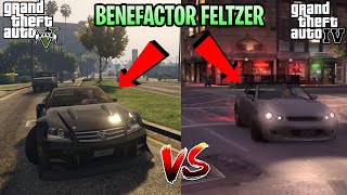 Feltzer  GTA 5 VS GTA 4 shorts [upl. by Laleb]