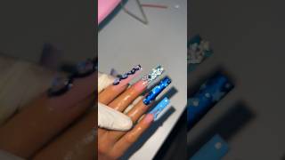 FREESTYLE💙💙 Would you wear these💙 atlnailtech [upl. by Mehalek149]