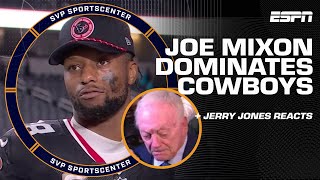 Joe Mixon amp Jerry Jones react to Texans DOMINATING the Cowboys on MNF 🤠  SC with SVP [upl. by Katleen]