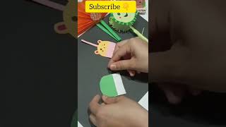 DIY How to make cute mini paper broom  Easy paper craft papercrafttutorial shorts art [upl. by Koralie]