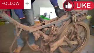 restoration for honda wave 125 restoration vlog viral follow share [upl. by Aicert]