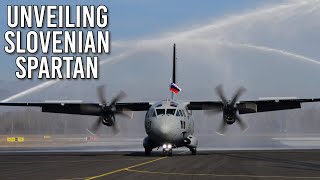 Unveiling the First Slovenian 🇸🇮 C27J Spartan quotMartin Krpanquot [upl. by Tann]