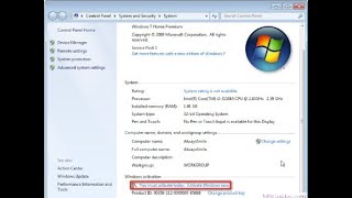 How to Disable Activation for windows 7 ultimate windows7ultimate [upl. by Rosamond]