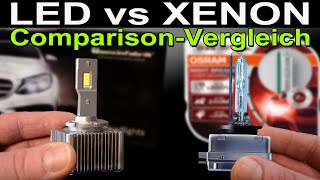 LED vs Xenon  Osram Night Breaker LASER HID  Benzinfabrik LED Retrofit Comparison Vergleich [upl. by Rehctaht]