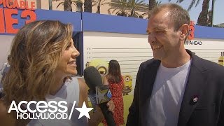 Despicable Me 3 Trey Parker On Voicing Villain Balthazar Bratt  Access Hollywood [upl. by Anaujat]