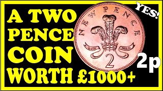 A Rare 2p Coin  A Two Pence Coin Worth Over £1000  Do You Have One [upl. by Kela831]