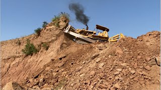 Dozer Cutting Mountain Video [upl. by Vachil]