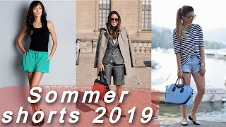 Sommer shorts damen 💥 aktuelle modetrends 2019 [upl. by Atirys]