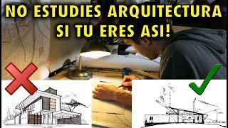 ¡NO estudies ARQUITECTURA si eres así [upl. by Anitsyrhc457]