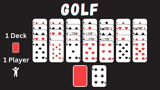 How To Play Golf Solitaire [upl. by Attelrak]