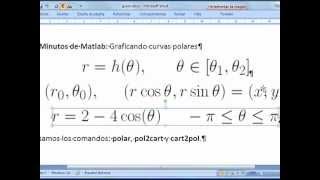 5 Minutos de Matlab Cómo hacer gráficas polares en Matlab 0009 [upl. by Burkley]