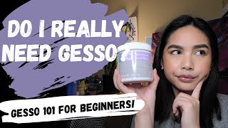 GESSO for Beginners Do I Need It How To Use It Quick amp Easy Tips amp Advice for Acrylic Painting [upl. by Adnaw]