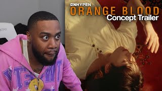 ENHYPEN 엔하이픈 ORANGE BLOOD Concept Trailer Reaction [upl. by Au53]